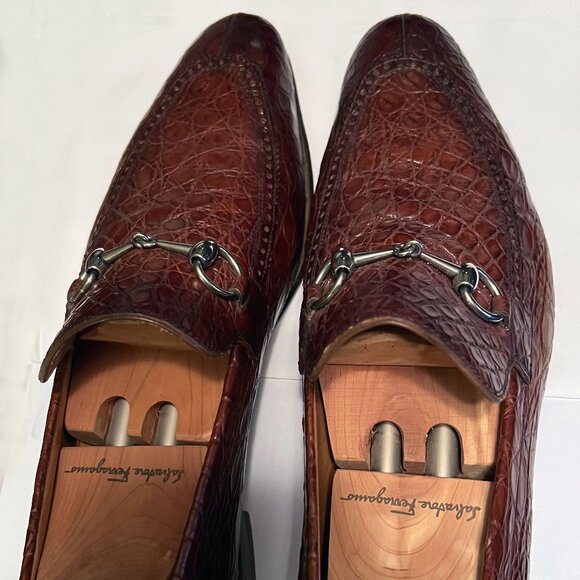 Gucci Mens Alligator Shoes 11 Used main image 11